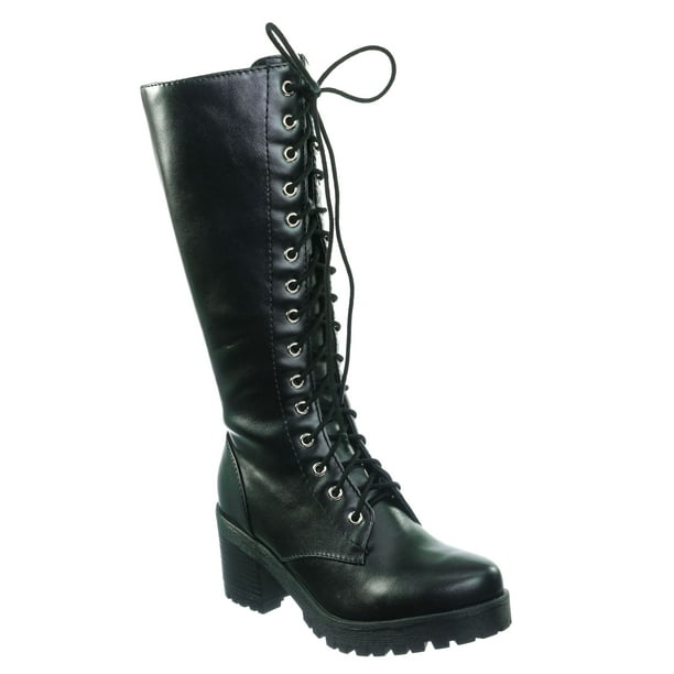 combs lace up boots