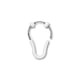 thumbnail image 2 of Ganchos para cortina de baño 12 piezas Flex Blanco Umbra UMBRA 1012687-666, 2 of 2