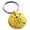 Gold, variant on Stainless Steel Heart Love Arrow Compass Engraved Small Medallion Circle Charm Keychain Keyring