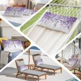 thumbnail image 6 of Purple Eucalyptus Leaves Pillow Covers Queen, Spring Floral Summer Botanical Soft Brushed Microfiber Breathable Throw Pillow Covers, Pillowcase with Zipper for Couch Sofa Bedroom Living Room 20"x30", 6 of 9