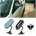 thumbnail image 2 of Universal Mirrors Racing Rearview Mirror, Blue Glass And Carbon Fabric Surface, 2 of 8