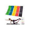 thumbnail image 2 of KIT 5 LIGAS DE RESISTENCIA BANDA PARA EJERCICIO Y YOGA GER 5 bandas de diferentes colores según su nivel de resistencia en bolsita para facil transportación, 2 of 2