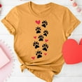 thumbnail image 4 of Hrsba Shirts for Women,Ladies Short Sleeve Crewneck Pullover Print Casual Summer Blouse Tops, 4 of 4