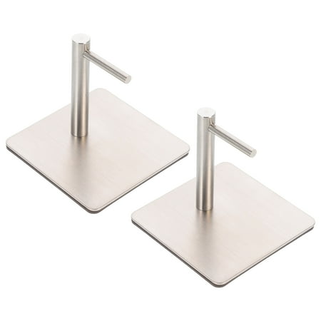 

1 Pair Kitchen Magnetic Hooks Punch-free Hanger Stainless Steel Magnetic Hooks