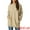 Khaki, variant on DARING DIVA Round Neck Pullover Long Sleeve Casual Sweater S Khaki