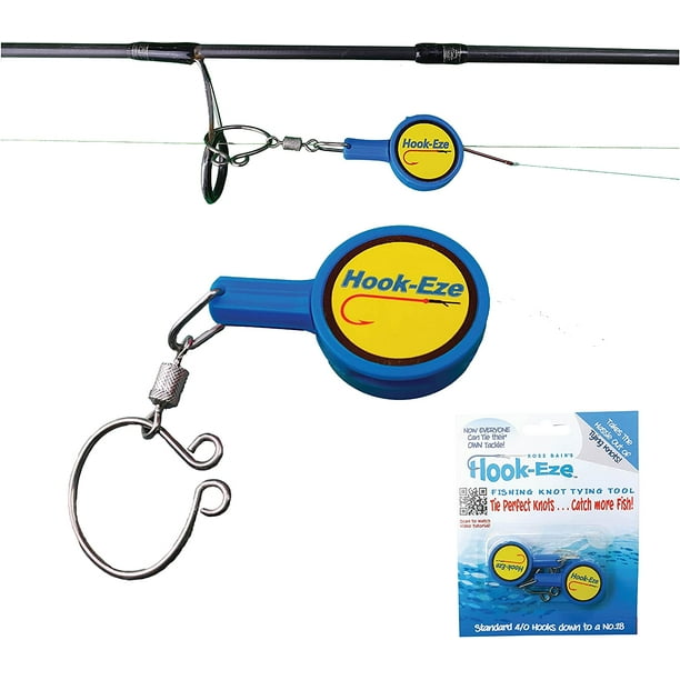 Hook-Eze Fishing Gear Knot Tying Tool, Line Cutter