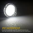 thumbnail image 5 of Side Mirror Puddle Light LED Lamp Compatible with Ford F150 Explorer Edge Expedition Flex Fusion Taurus X, 6000K White, 2-Pieces, 5 of 6