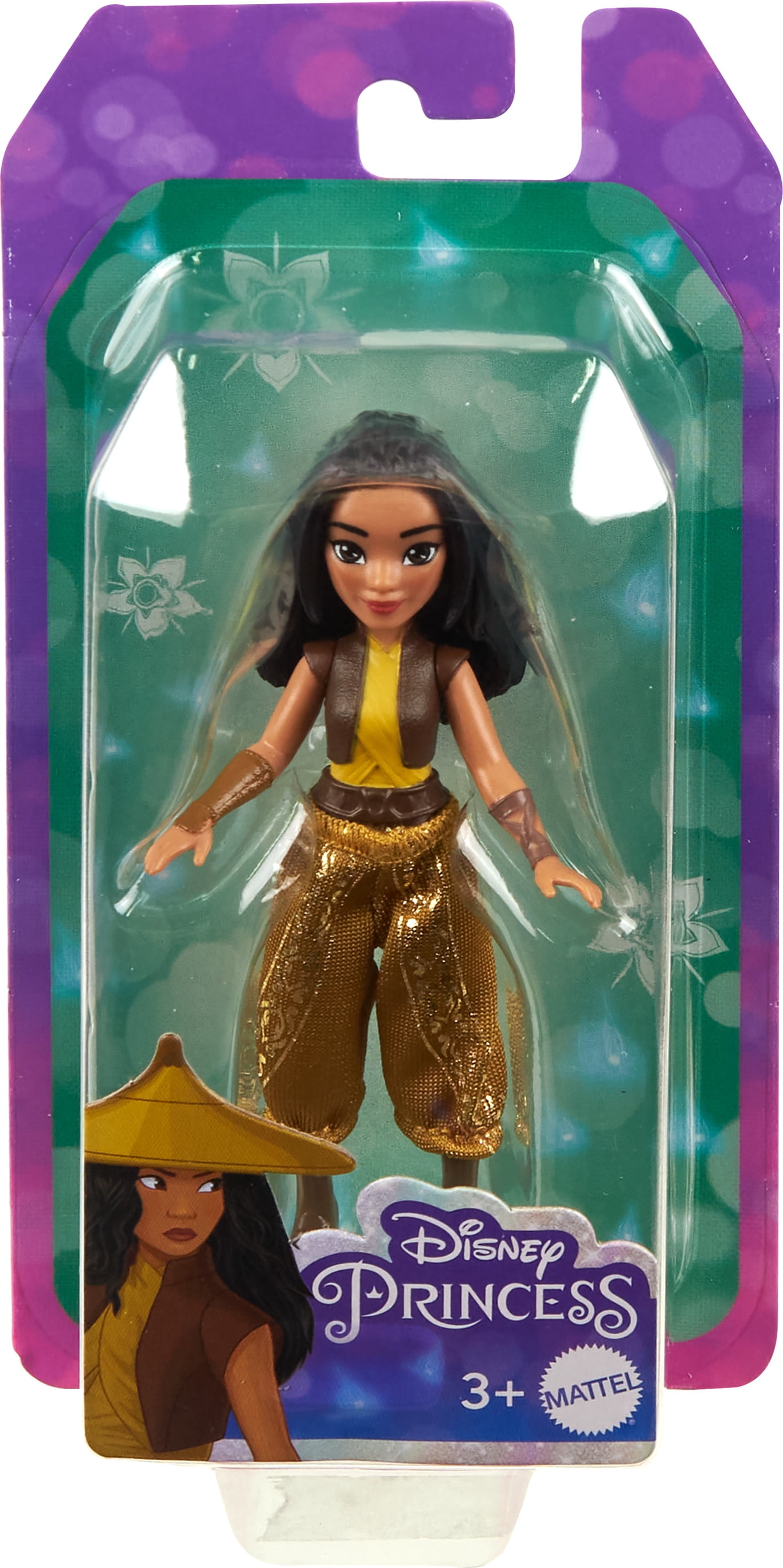 ​Disney Princess Raya Small Doll with Signature Clothing Inspired by Disney Movies, Posable and Collectible