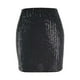 thumbnail image 5 of Minifalda brillante de cintura alta para mujer: prenda ajustada con lentejuelas para salir de fiesta, atuendo sexy con purpurina para fiestas, diseño de cintura alta, 5 of 6
