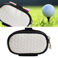 thumbnail image 3 of Accesorios de entrenamiento del organizador del bolso del almacenamiento de la pelota de golf de la PU de 2 piezas con la cremallera Baoblaze Bolsa de pelota de golf, 3 of 8