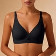 thumbnail image 6 of Kukoosong Sports Bras for Women Fashion Women's' Seamless Soft Support Underwear with Deep V Gathering No Steel Ring Thin Beautiful Back Adjustable Bra Full Cup, Sizes S, 6 of 7