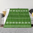 thumbnail image 1 of Fotbe American Football Field2 Manta de Franela con Estampado, Manta Ultrasuave para Cama, Sofá, Auto, Hipoalergénica y Antibolitas-40"x30", 1 of 6