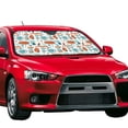 thumbnail image 2 of Kdxio Cute Tableware Print Front Windshield Sun Shade,Folding Auto Sunshade for Car Truck SUV-, 2 of 7