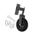 thumbnail image 2 of Ruedas de puerta de 6 ", rueda giratoria de 360 grados para puerta de tubo de madera o metal Negro, 2 of 8