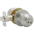 thumbnail image 2 of Schlage-J54VCNA605 Bright Brass Finished Keyed Entry Lock Corona Style Door Knob+, 2 of 2