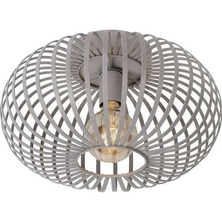 

15.5 Gray Traditional Industrial Ceiling Light Fixture