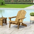 thumbnail image 3 of Lissette Outdoor Acacia Wood Adirondack Chair, Natural Stain, Natural, 3 of 9