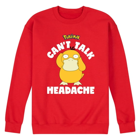 Pokémon - Psyduck Headache - Men's Crew Fleece Sweatshirt