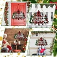 thumbnail image 4 of Merry Christmas Door Sign,Wooden Christmas Tree Wreath Alternative for Front Door Decor,Farmhouse Holiday Hanging Plaque for Porch Wall, Outdoor Indoor Christmas Decorations for Home Party Decor, 4 of 7