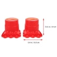 thumbnail image 2 of HINTRMENT 2 Pcs Élastiques Rouges pour Activités d'Entraînement en Plein Air, 2 of 7