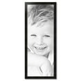 thumbnail image 2 of ArtToFrames 18" x 48" Honors Black with Silver Picture Frame, 18x48 inch Black Wood Poster Frame (WOM-5157), 2 of 7