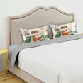 thumbnail image 3 of Yayeee Pillowcase Standard Size Set of 2 Satin Wrinkle Resistant Envelope Pillow Case, Beige Cats Reading, 3 of 8