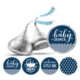thumbnail image 1 of Darling Souvenir Candy 190 Pcs Baby Shower Theme Stickers DIY Chocolate Labels-Blue, 1 of 2