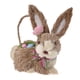 thumbnail image 5 of WORGEOUS Muebles de conejito tejido paja de Pascua artesanía de adorno animal de conejo tejido a mano, 5 of 8
