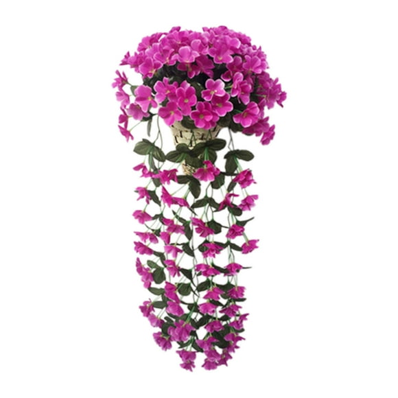 Cameland Simulated Rose Bouquets Simulated Flower Wall Hanging Baskets Decorative Landscaping Artificial Flowers Rattan Home Decor Flowers