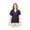 DEEP PURPLE, variant on Devon & Jones Women's Short Sleeve Y Collar Polo Shirt, Style D100W