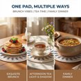 thumbnail image 2 of REGALWOVEN Round Pot Holders, Heat Resistant Trivets, Non-Slip Hot Pads for Countertops, Oven Pot Holders for Kitchen, Cooking, and Barbeque C 2Pcs, 2 of 6
