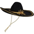 thumbnail image 2 of Beistle 60624 6-Pack Felt Sombrero, 2 of 5