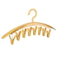 thumbnail image 1 of Xihbxyly Percha de Plástico con Pinzas, Diseño Resistente Al Viento con 8 Pinzas, Solución de Almacenamiento Que Ahorra Espacio, Perfecta para Ropa Interior, Toallas y Ropa de Bebé, Ideal para Viajes, 1 of 6