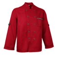 thumbnail image 1 of Chaqueta de Chef Baoblaze de manga Larga unisex Servicio de alimentos Uniforme de Trabajo Cocina, 1 of 8