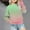 Green, variant on Oxodoi Sweatshirt for Girls, Casual Crewneck Sweatshirts Girls Long Sleeve Pullover Tops Cute Soft Shirt, Gradient