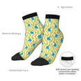 thumbnail image 6 of Pofeuu Blue Rabbit Print 30cm Socks, Adult Running Hiking Socks for Youth and Adult, 6 of 7
