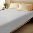thumbnail image 3 of Hiroekza Premium Twin Flat Sheet, Bed Sheet - Soft Velvet Flannel, Cozy, Warm, Anti-Static & Non-Pilling - Multiple Colors Available Gray, 3 of 5