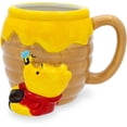 thumbnail image 1 of Taza de café de cerámica Silver Buffalo en forma de bote de miel Winnie Pooh 23 oz marrón, 1 of 8