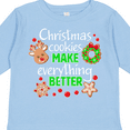 thumbnail image 4 of Inktastic Christmas Cookies Make Everything Better Boys or Girls Long Sleeve Toddler T-Shirt, 4 of 5
