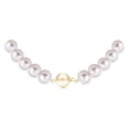 thumbnail image 4 of ANGARA 22" Single Strand Freshwater Cultured Pearl Matinee Necklace in 14K Yellow Gold for Women | June Birthstone, Birthday, Anniversary, Jewelry Gift for Women | Pearl Necklace, 4 of 8