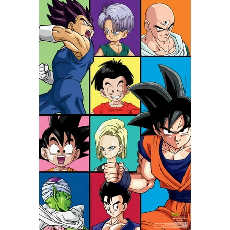 Dragon Ball Z - Grid Poster (Best Dragon Ball Z Art)