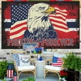 thumbnail image 6 of Clearance!XEOVHV Independence Day Decorations Congratulations Independence Day Banner Holiday Party Decorations Hanging Flags Patriotic Eagles Decorations Photo Backdrops, 6 of 8