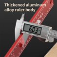 thumbnail image 4 of Professional Rust Resistant Wide Base Woodworking L Square for Accurate Measurements in Construction and Home Renovation 150mm, 4 of 4
