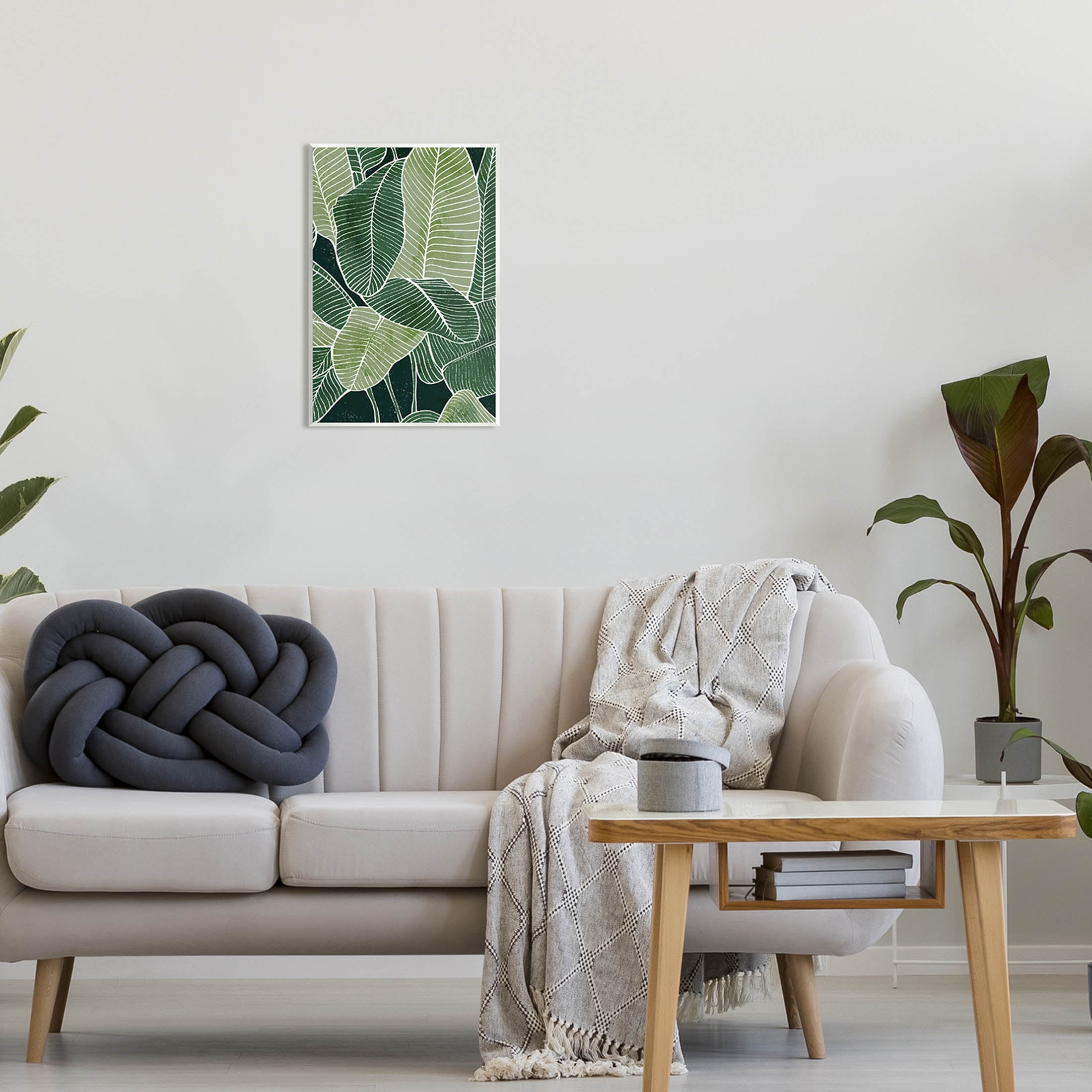 Tropical Jungle Nature Leaves Botanical & Floral Graphic Art Unframed Art Print Wall Art