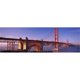 Pont Suspendu au Crépuscule Pont de Porte d'Or San Francisco Marin Comté de Californie USA Affiche Imprimée par - 36 x 12 – image 1 sur 1
