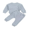 thumbnail image 2 of Newborn Baby Clothes Set Rainbow Embroidery Tops and Pants, 2 of 6