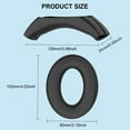 thumbnail image 6 of High Quality Silicone Shockproof Headset Accessories Headphone Earpads Cover Earmuffs Head beam Protective Case Replacement Earcups BEIGE-2 EARPAD COVER, 6 of 8