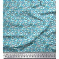 thumbnail image 1 of Soimoi Cotton Duck Fabric Tortoise,Rabbit & Panda Kids Fabric Prints by Yard 56 Inch Wide, 1 of 3