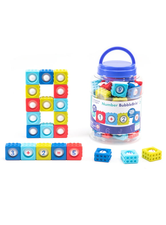 Educational Insights Alphabet BubbleBrix, Fidget Learning Toy, Preschool & Kindergarten, Ages 3+