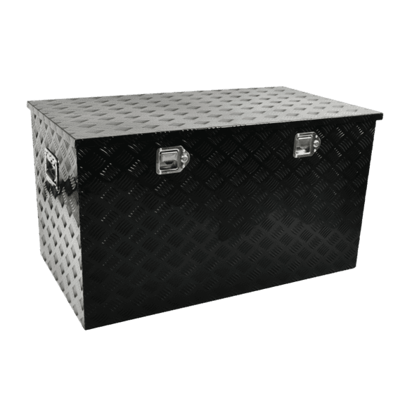 44"x24"x24" Trunk Bed Tool Box Underbody Trailer Storage w/ Lock